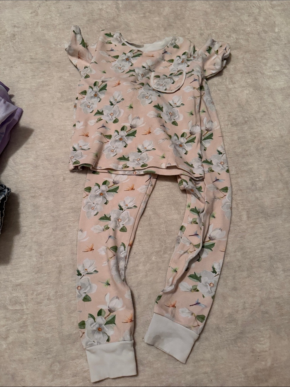 Magnolia Pink Baby Pajama Set
